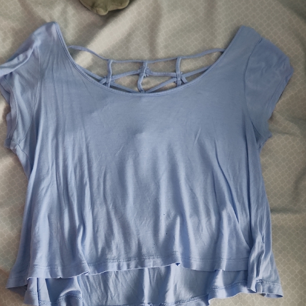 Women's Light Blue Top
